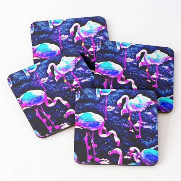 Item preview, Abstract Psychedelic Flamingo Art by SoulArtSara designed and sold by SoulArtSara.