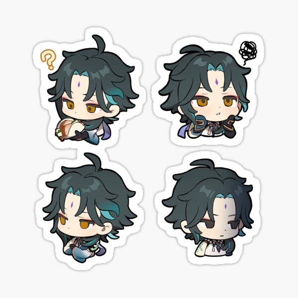 Item preview, Chibi Xiao Pack - Genshin Impact designed and sold by 1umynst.