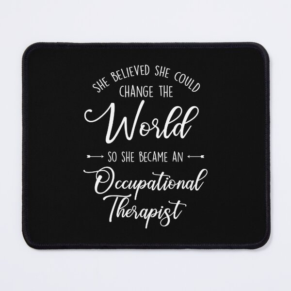 Item preview, So She Became An Occupational Therapist Saying designed and sold by deepan chandrasekaran.