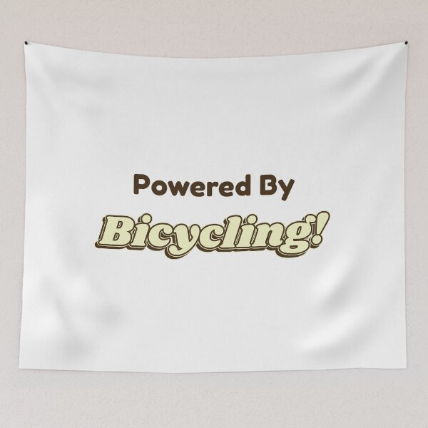 Item preview, Powered By Bicycling designed and sold by cooldesignsalot.