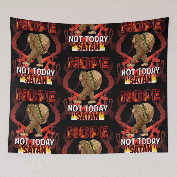 Item preview, NotTodaySatanBigfoot01 designed and sold by Jennifer772395.