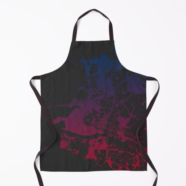 Item preview, Oakland Map Art Pink Blue California USA designed and sold by EpicMaps.