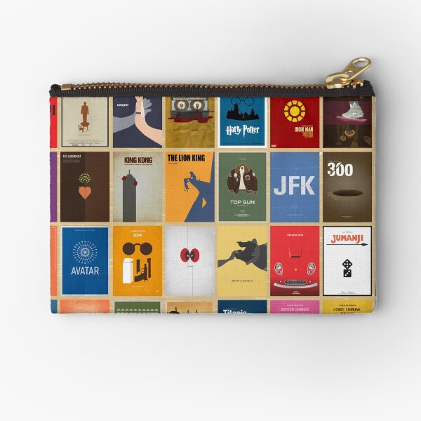 Movies Posters minimal Zipper Pouch
