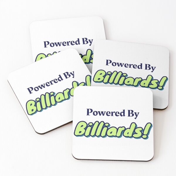 Item preview, Powered By Billiards designed and sold by cooldesignsalot.