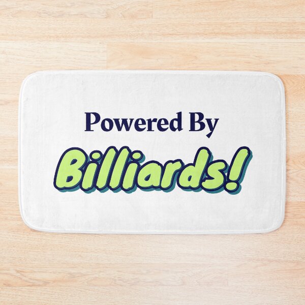 Item preview, Powered By Billiards designed and sold by cooldesignsalot.