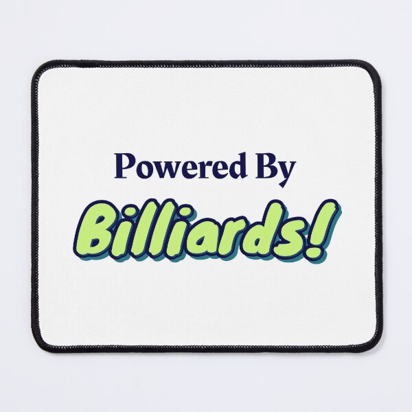 Item preview, Powered By Billiards designed and sold by cooldesignsalot.