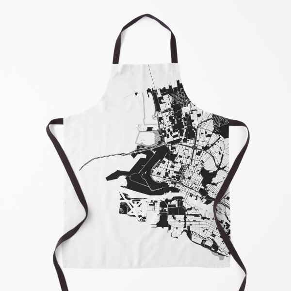 Item preview, Oakland Map Art Black white California USA designed and sold by EpicMaps.