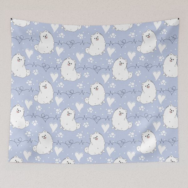 Item preview, LOVE White Pomeranian designed and sold by Lulupainting.