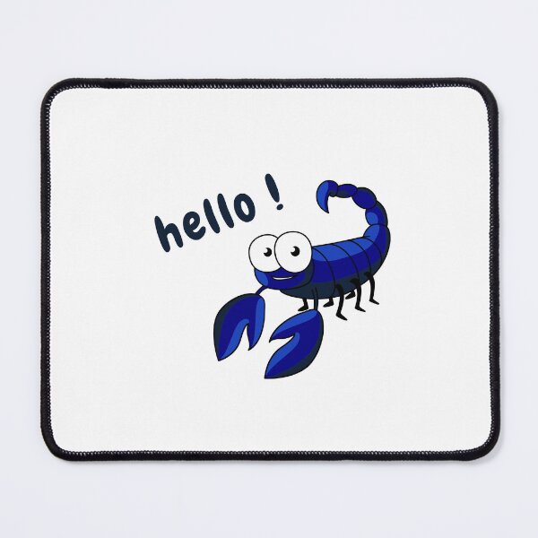 Item preview, The cute happy blue crayfish designed and sold by Mount Rock.