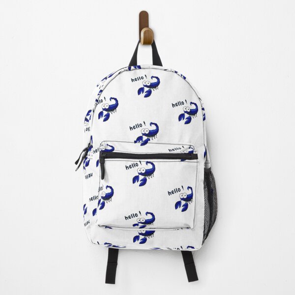 Item preview, The cute happy blue crayfish designed and sold by Mount Rock.