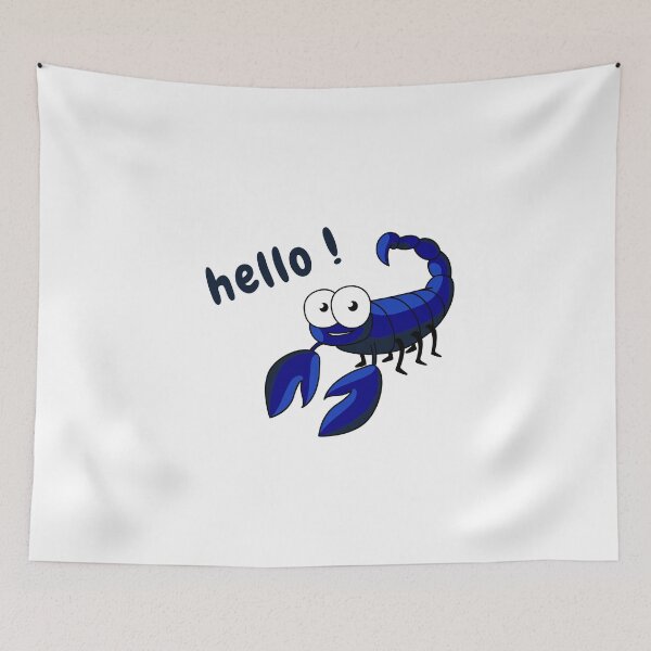 Item preview, The cute happy blue crayfish designed and sold by Mount Rock.
