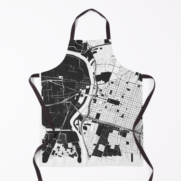 Item preview, Sacramento Map Art Black white California USA designed and sold by EpicMaps.