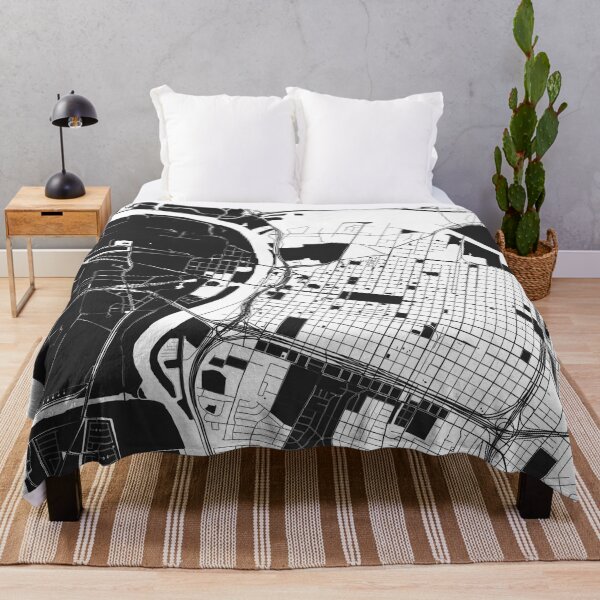 Item preview, Sacramento Map Art Black white California USA designed and sold by EpicMaps.