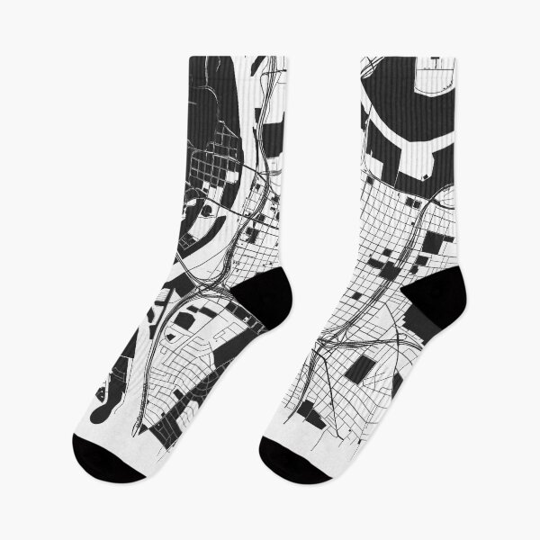 Item preview, Sacramento Map Art Black white California USA designed and sold by EpicMaps.