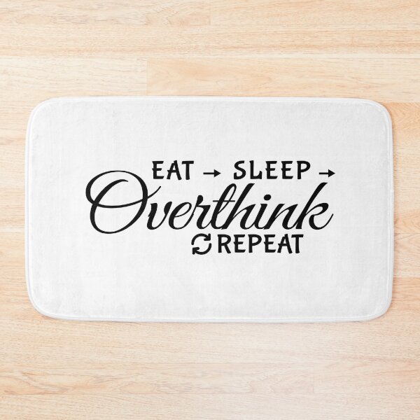 Item preview, Eat Sleep Overthink Repeat - Eat Don't Sleep overthink Repeat designed and sold by MOONINSPIRATION.