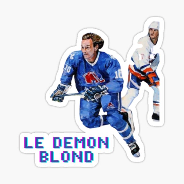 Guy Lafleur // Montreal Canadiens // Hockey // NHL // Watercolour Painting  Le Demon Blonde