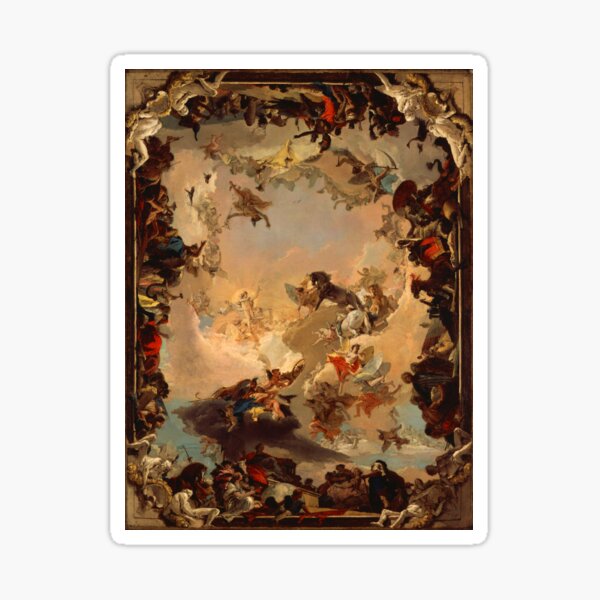 Item preview, Allegory of the Planets and Continents designed and sold by Vintage Designs +.