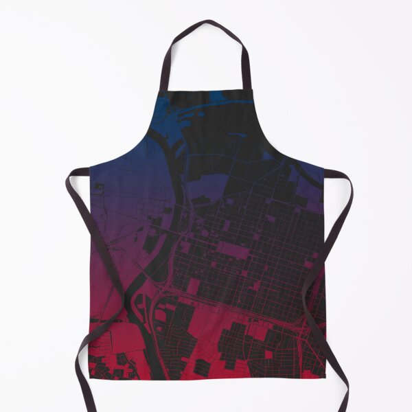 Item preview, Sacramento Map Art Pink Blue California USA designed and sold by EpicMaps.