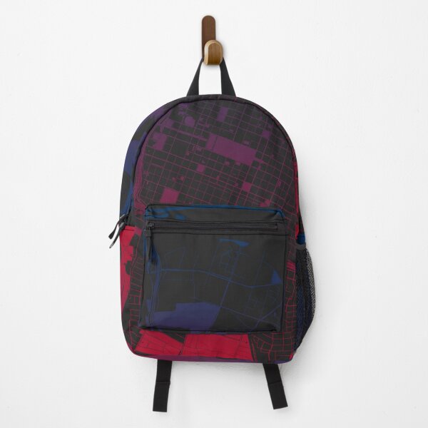 Item preview, Sacramento Map Art Pink Blue California USA designed and sold by EpicMaps.