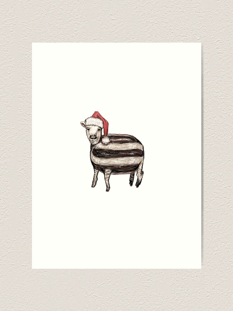 Alternate view of Baa Humbug Art Print