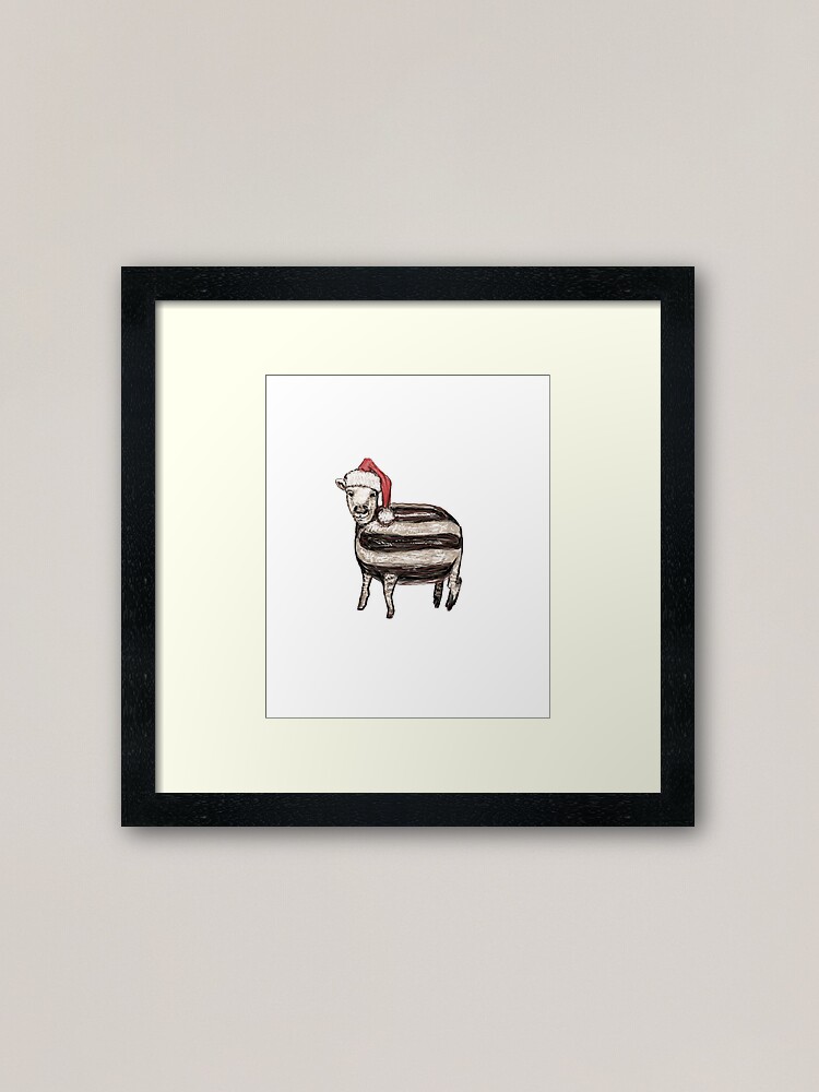 Alternate view of Baa Humbug Framed Art Print