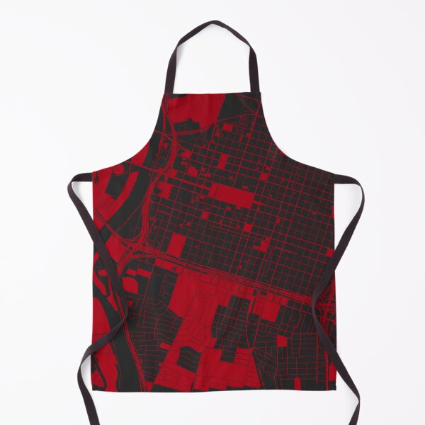 Item preview, Sacramento Map Art red wine color California USA designed and sold by EpicMaps.
