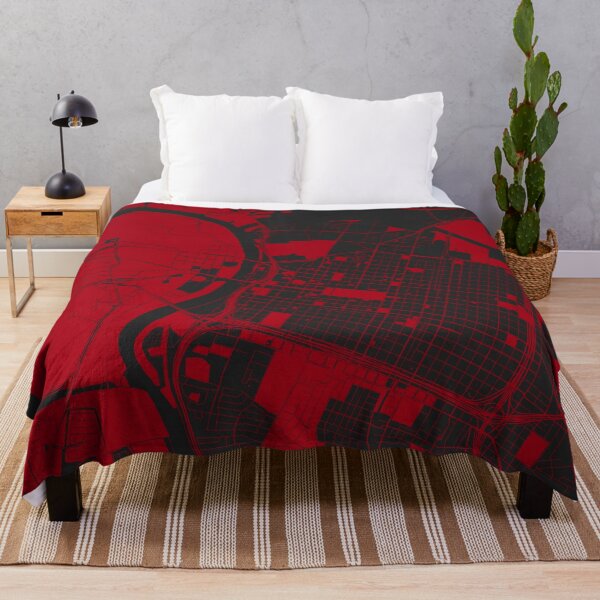 Item preview, Sacramento Map Art red wine color California USA designed and sold by EpicMaps.