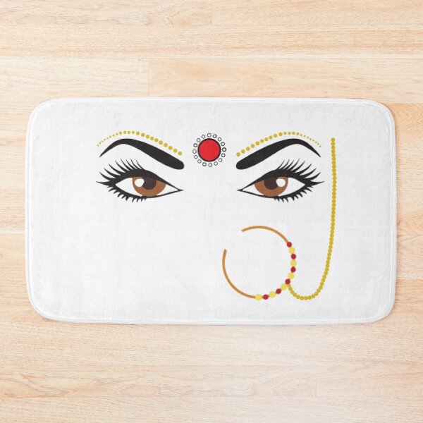 Item preview, Bindhi Indian Desi Culture Girly traditional Nose Ring Pin designed and sold by alltheprints.
