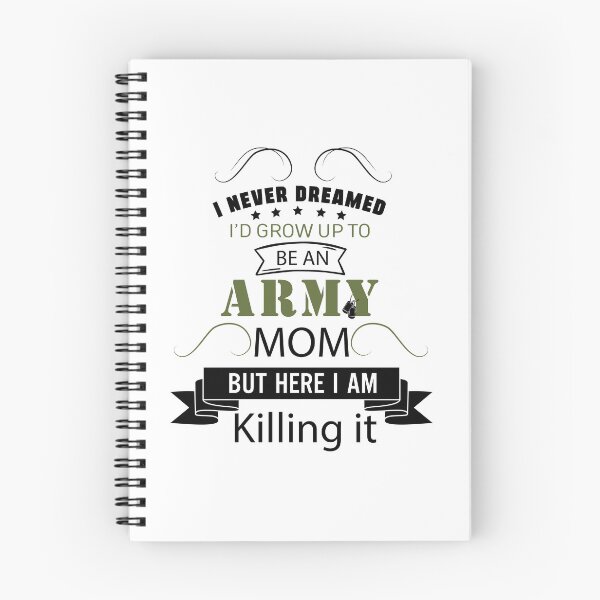 Artikelvorschau, Ich hätte nie geträumt, dass ich eine Armee-Mutter werden würde, aber hier töte ich es, Mama-Armee-Geschenk entworfen und verkauft von Designista436.
