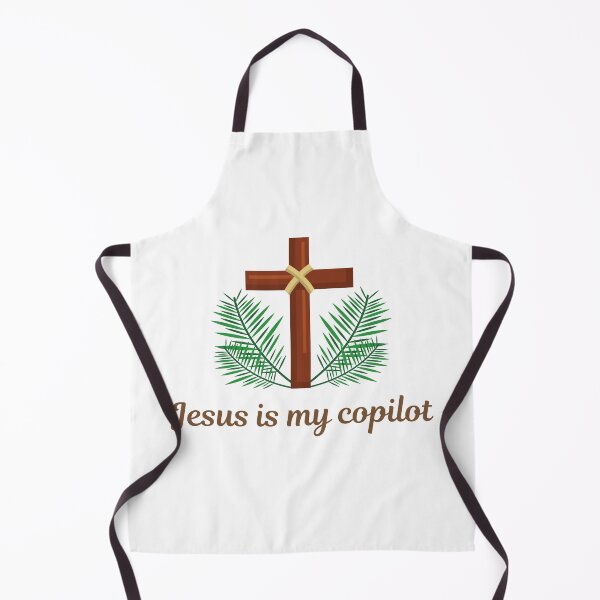 Item preview, Jesus is my copilot green cross nature tree leaf handmade love christian quote gift designed and sold by Ramesh ⭐⭐⭐⭐⭐.