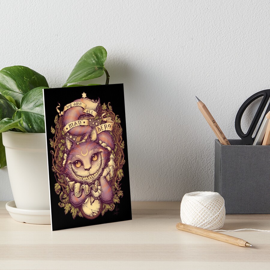 CHESHIRE CAT Art Board Print