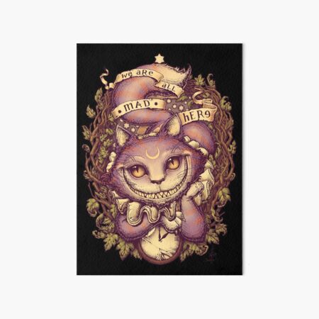 CHESHIRE CAT Art Board Print