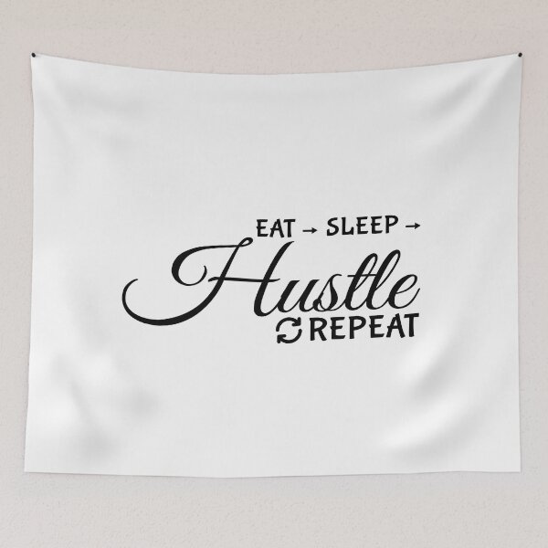 Item preview, Eat Sleep Hustle Repeat - Eat Don't Sleep Hustle Repeat designed and sold by MOONINSPIRATION.