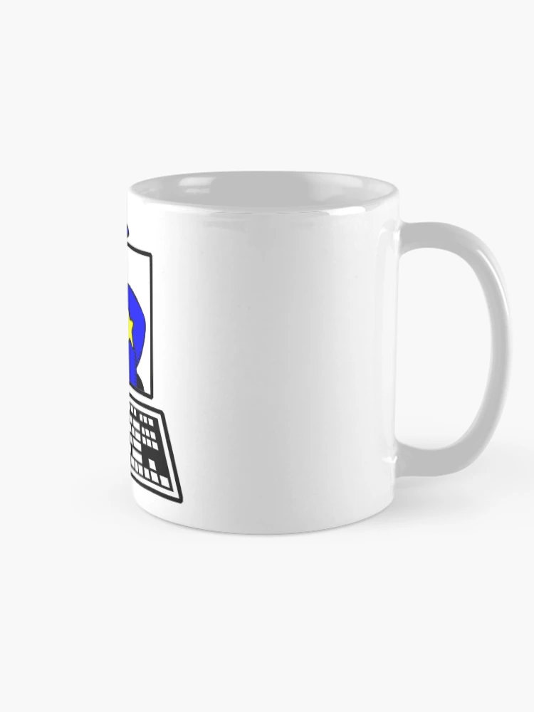 Aperçu 3 sur 6. Mug à café avec l'œuvre POLICE INTERNET créée et vendue par Calgacus.