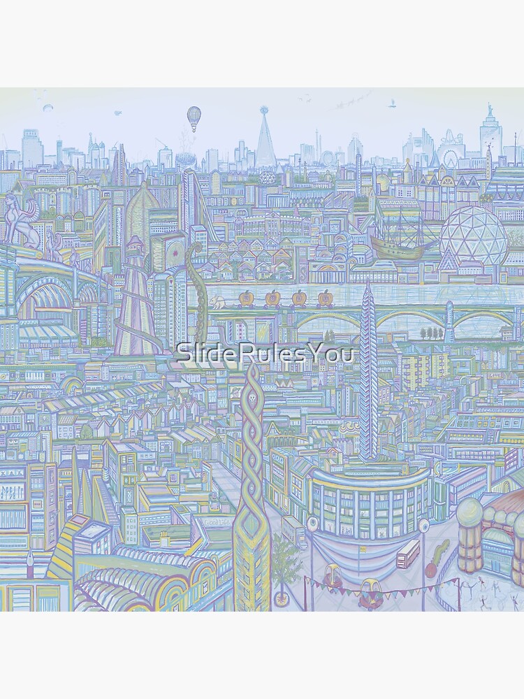 THE MEGATROPOLIS (cool hues) by SlideRulesYou