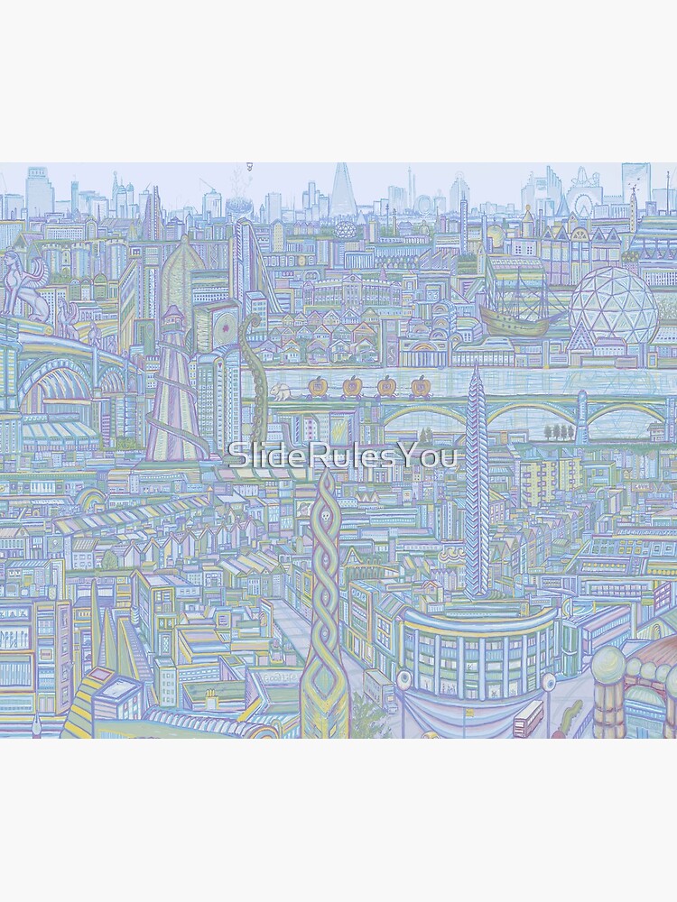 THE MEGATROPOLIS (cool hues) by SlideRulesYou