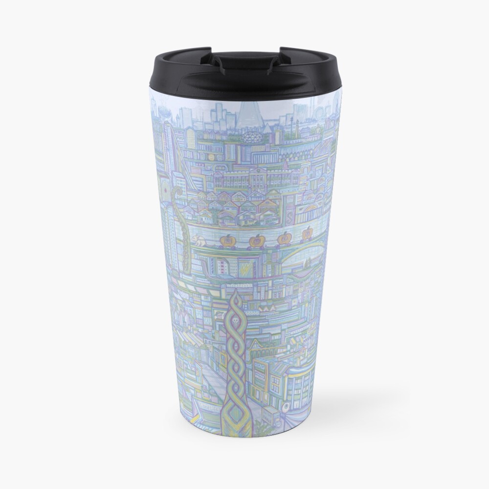 THE MEGATROPOLIS (cool hues) Travel Mug