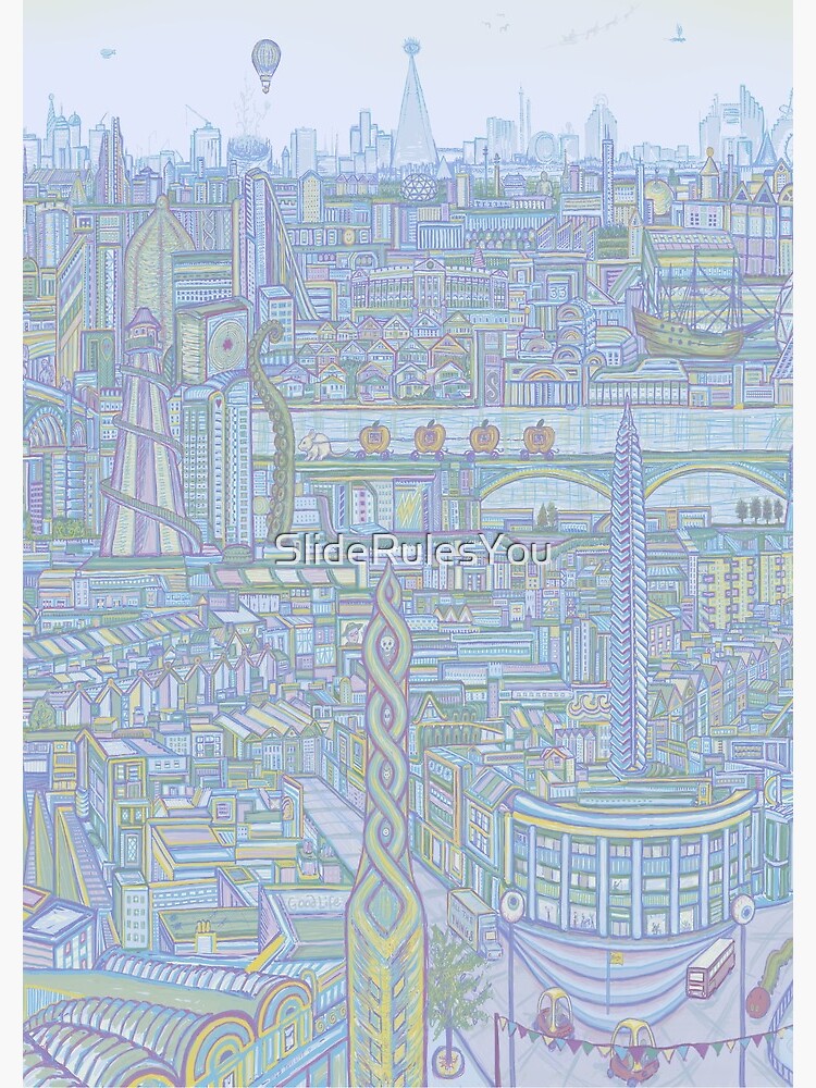 THE MEGATROPOLIS (cool hues) by SlideRulesYou