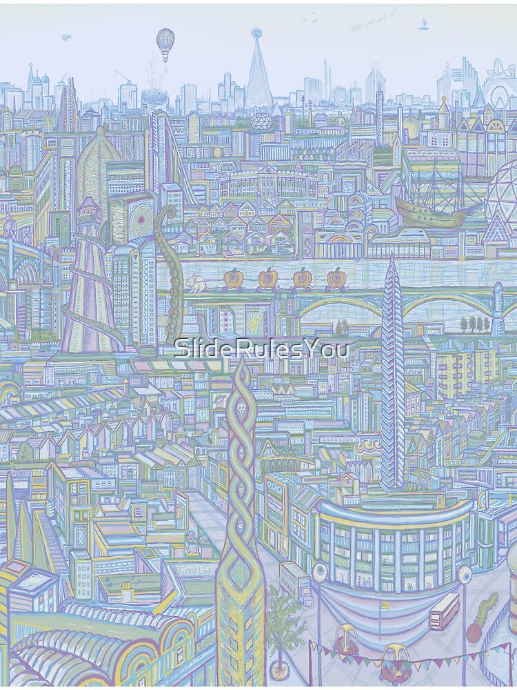 THE MEGATROPOLIS (cool hues) by SlideRulesYou