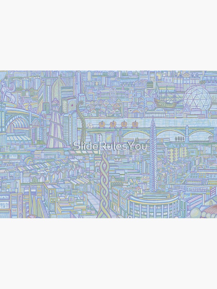 THE MEGATROPOLIS (cool hues) by SlideRulesYou