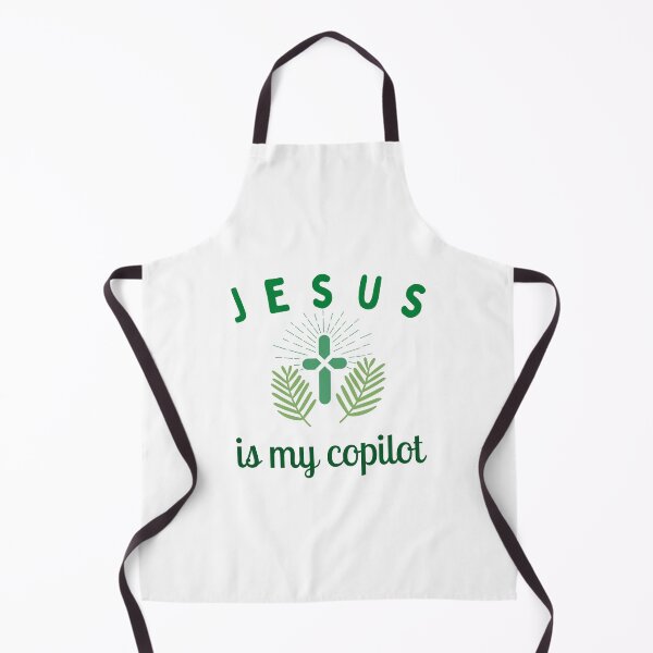 Item preview, Jesus is my copilot green cross nature tree leaf handmade love christian quote gift designed and sold by Ramesh ⭐⭐⭐⭐⭐.