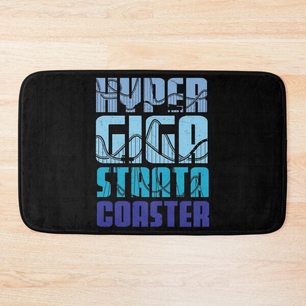 Item preview, Hyper Giga Strata Coaster Roller Coaster Amusement Park designed and sold by StrongShirts.