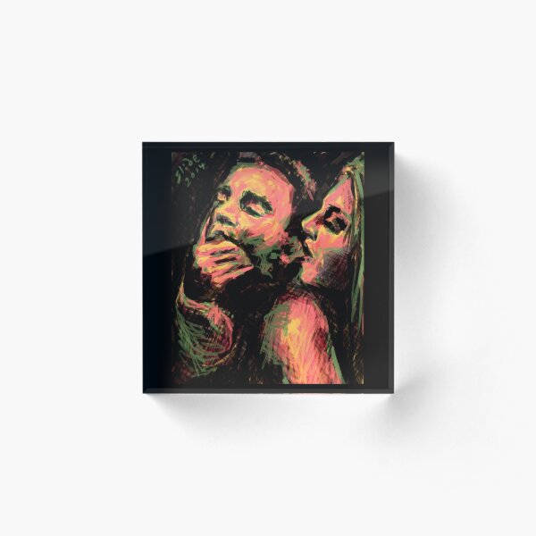 His Ear, 2014 Acrylic Block