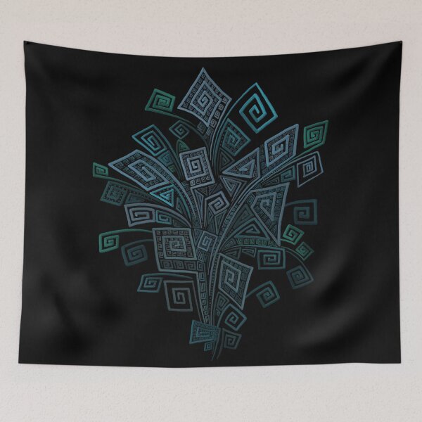Item preview, 3D Psychedelic Square Spirals Explosion designed and sold by IvaW.