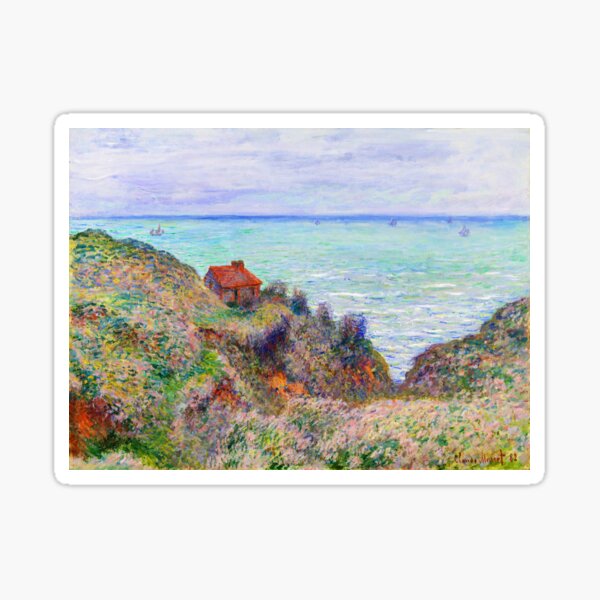 Vista previa del artículo con la obra «Cabina de la Guardia Aduanera de Claude Monet», diseñado y vendido por Vintage Designs +.