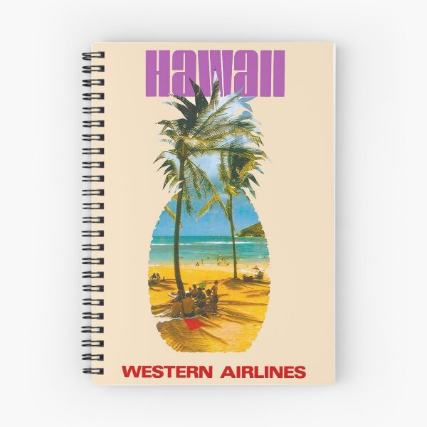 Item preview, 1969 Western Airlines Hawaii Travel Poster designed and sold by SuperMerchMan.
