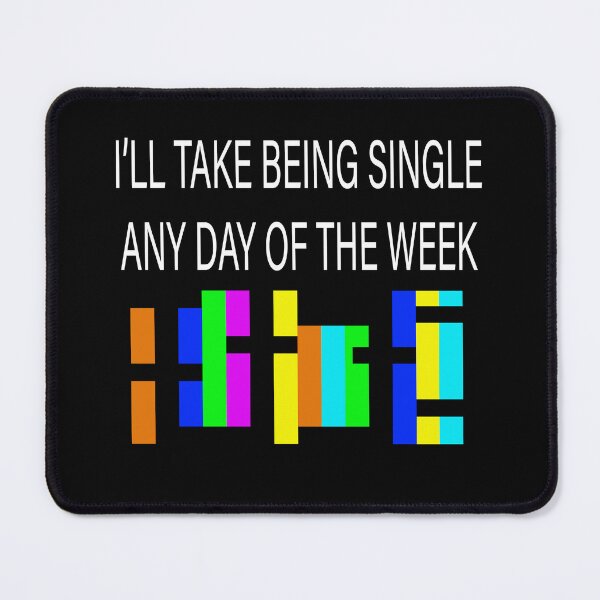 Item preview, HAPPILY SINGLE designed and sold by NOIMION DIGITAL ART.