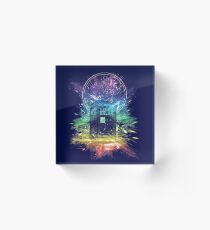 time storm-rainbow version Acrylic Block