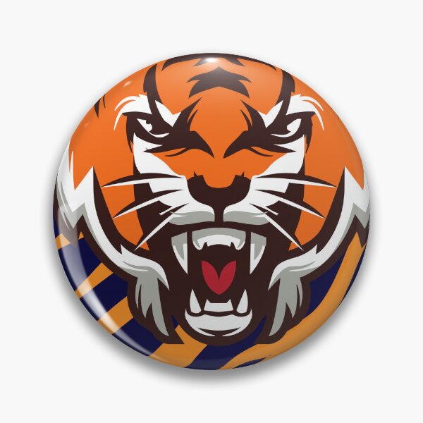 Artikelvorschau, Tigerkopf mit Tigerhintergrund entworfen und verkauft von sajith99.
