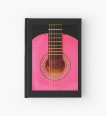 Pink Guitar Hardcover Journal